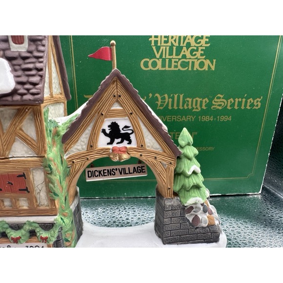DEPT 56 DICKENS VILLAGE POSTERN 10th YEAR ANNIVERSARY 1984-1994 #9871-0 - Picture 8 of 9